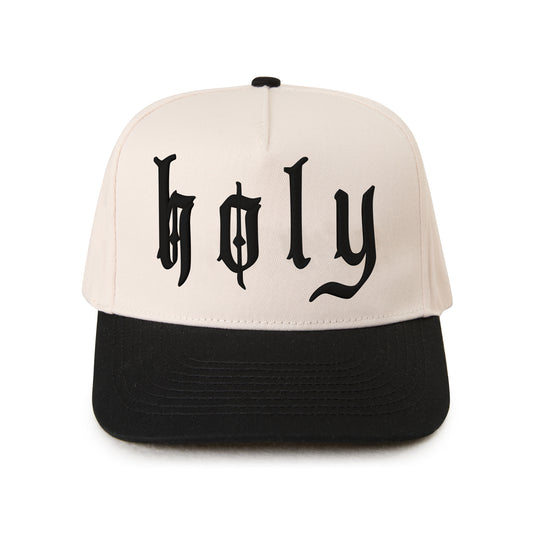 "HOLY" Signature Cream & Black Hat