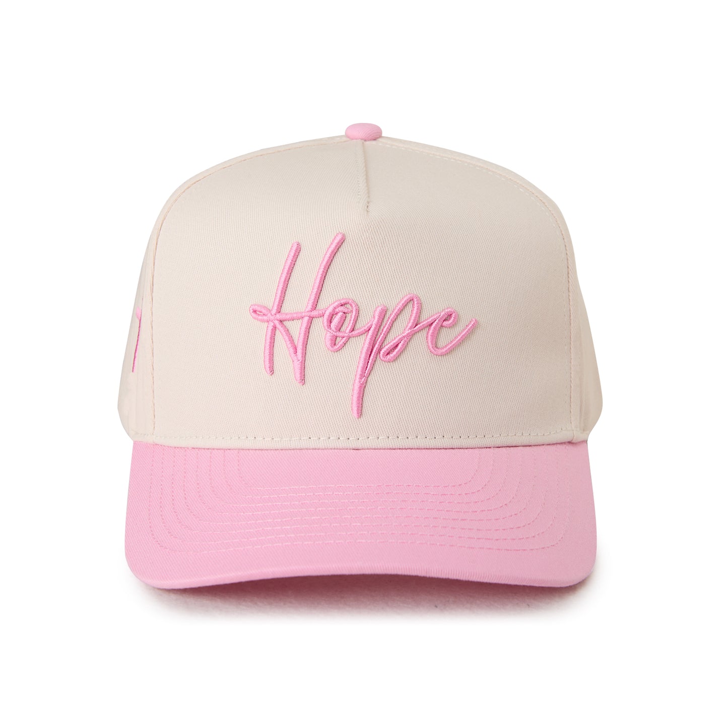 "HOPE" Signature Hat [Cream & Pink]
