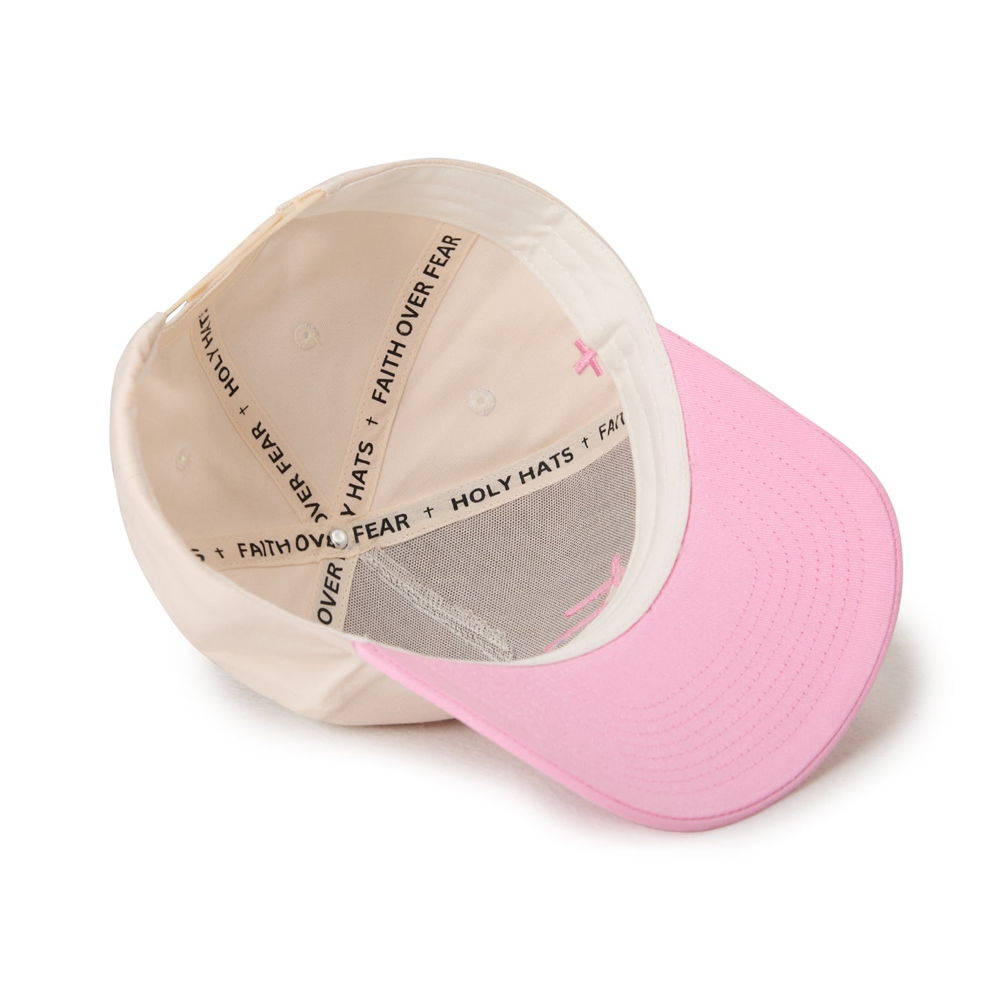 "HOPE" Signature Hat [Cream & Pink]
