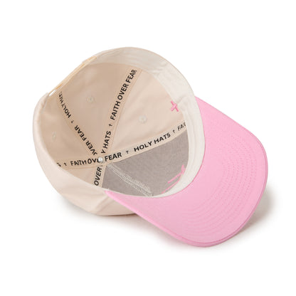 "HOPE" Signature Hat [Cream & Pink]