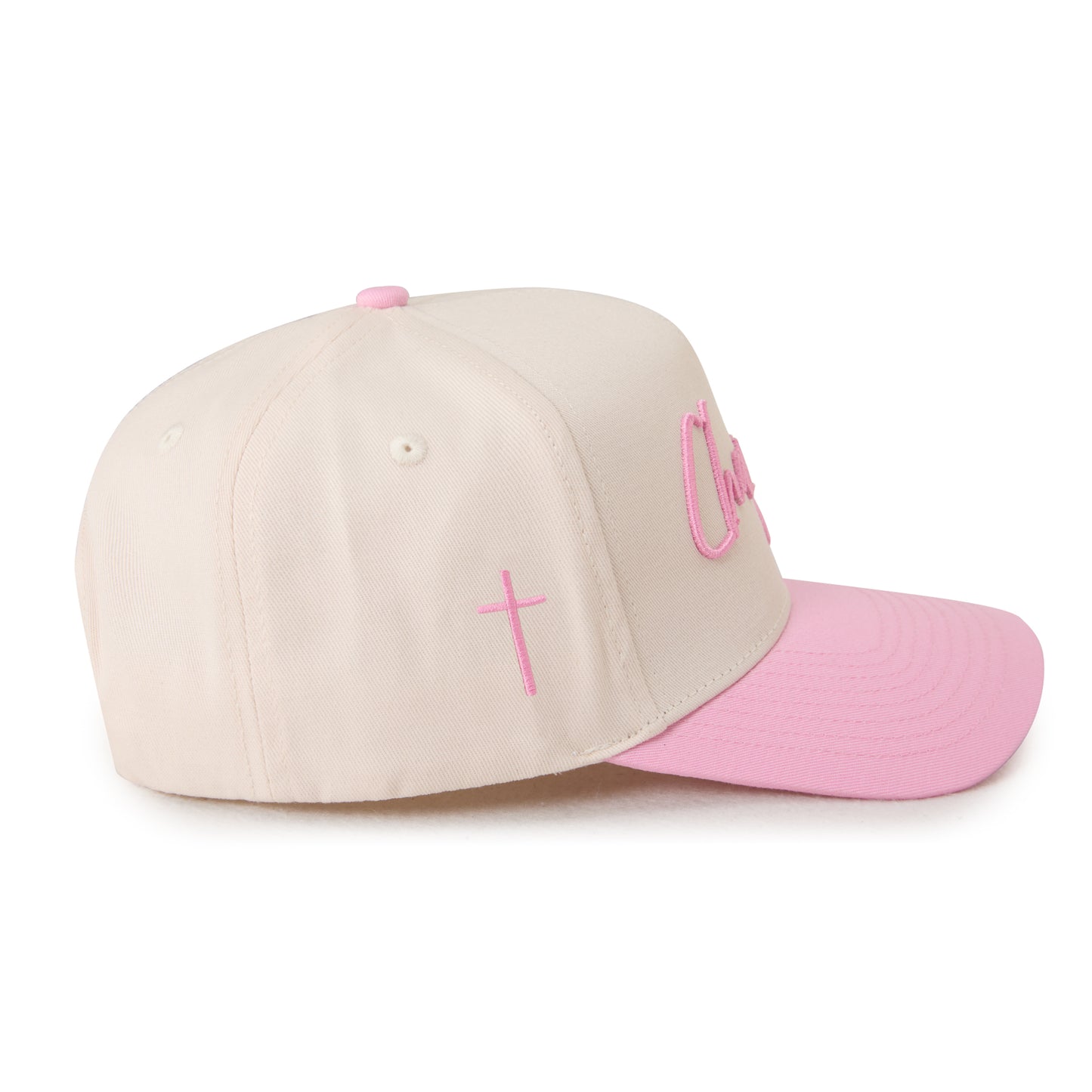 "CHANGED" Signature Hat [Cream & Pink]