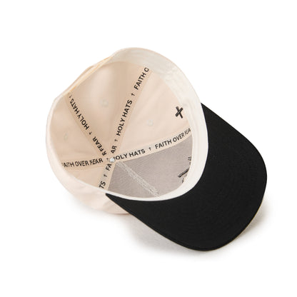 "WORTHY" Signature Hat [Cream & Black]