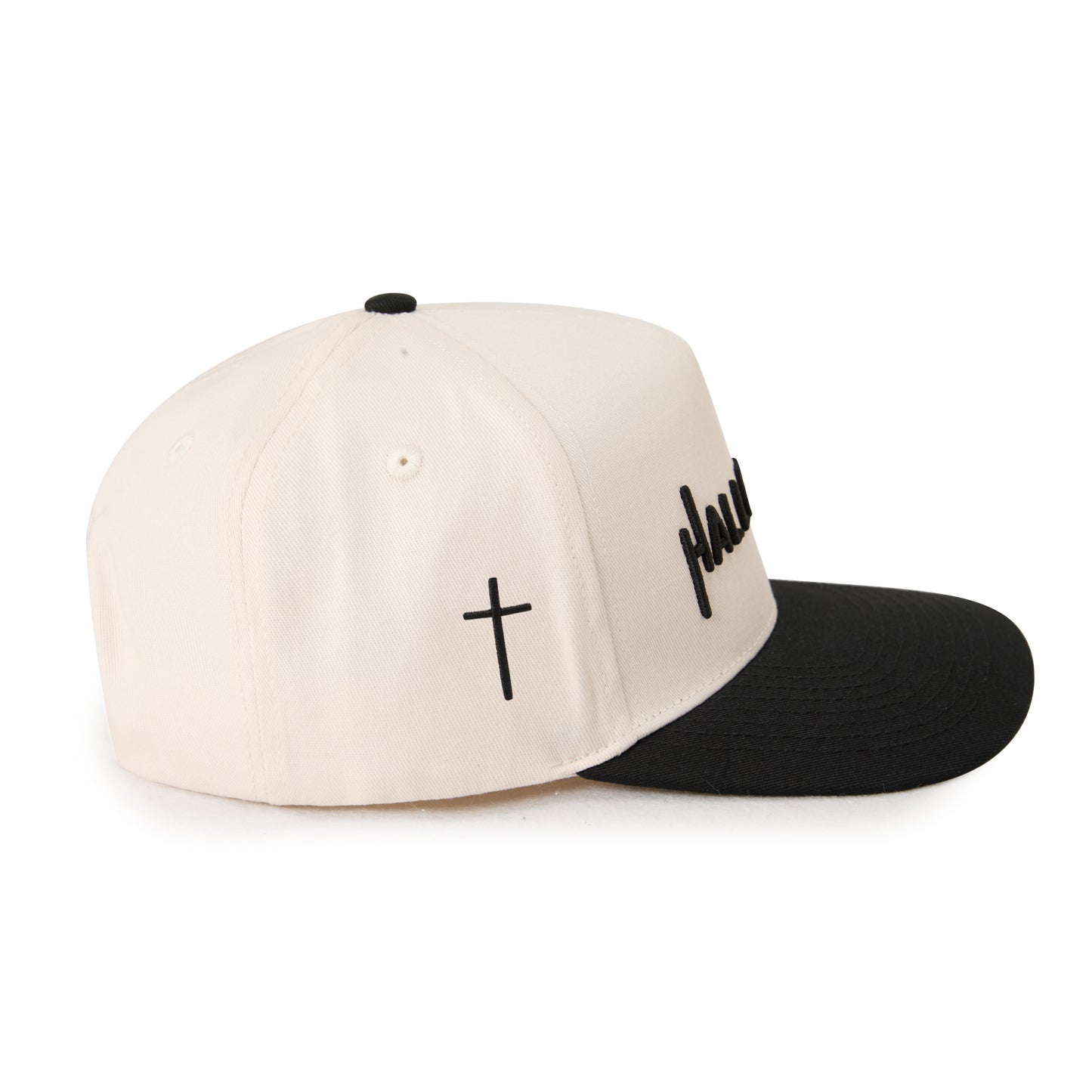 "HALLELUJAH" Signature Hat [Cream & Black]