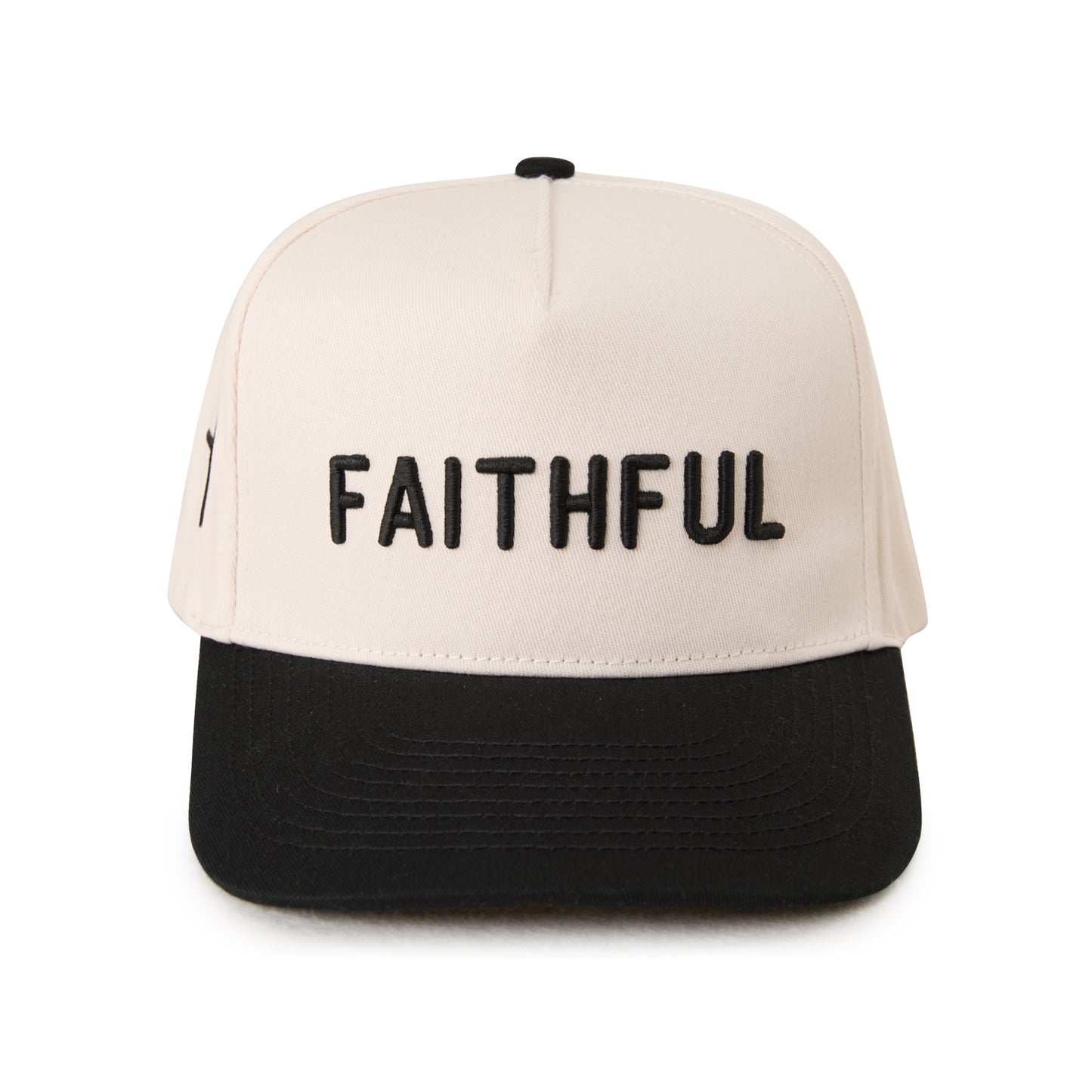 "FAITHFUL" Signature Hat [Cream & Black]