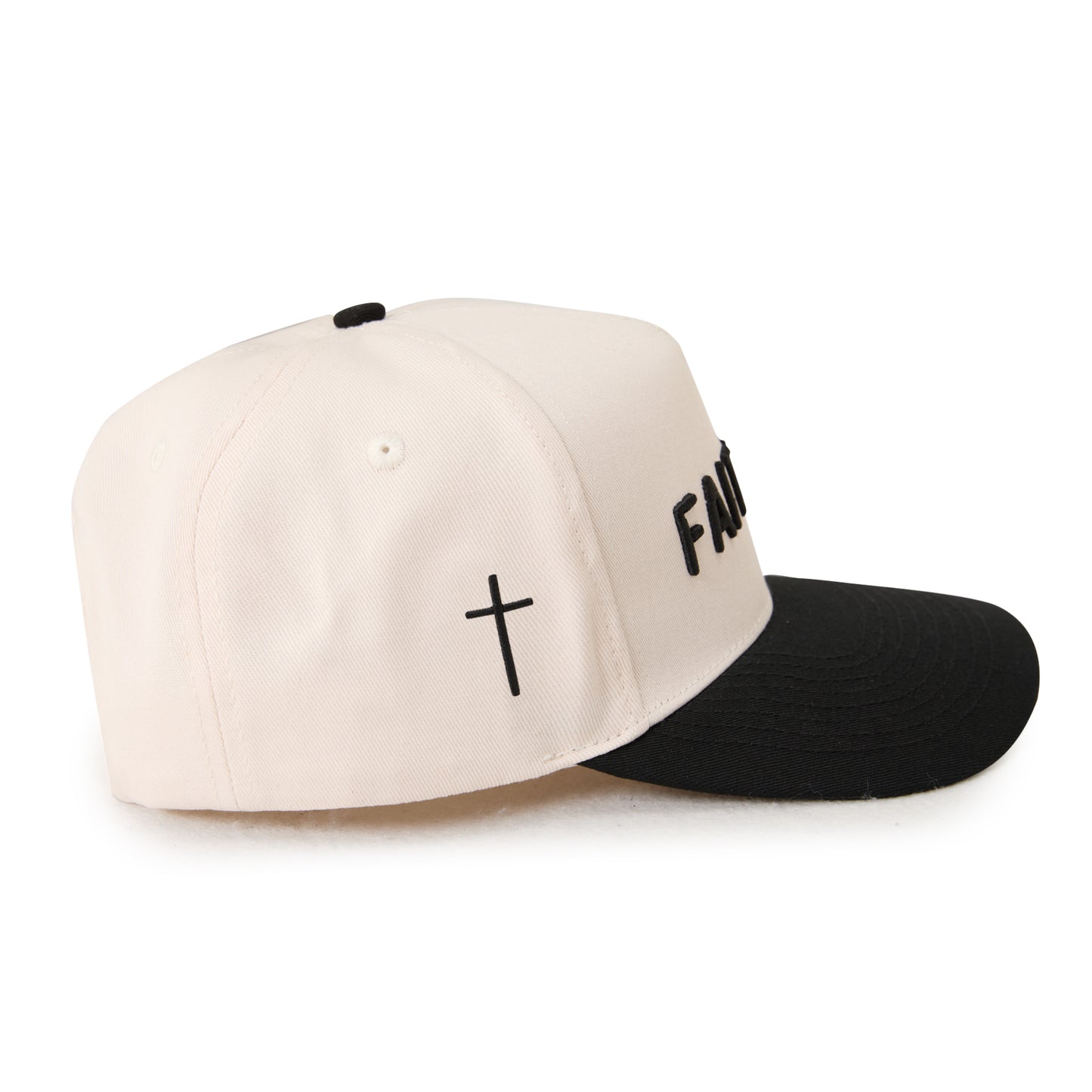"FAITHFUL" Signature Hat [Cream & Black]