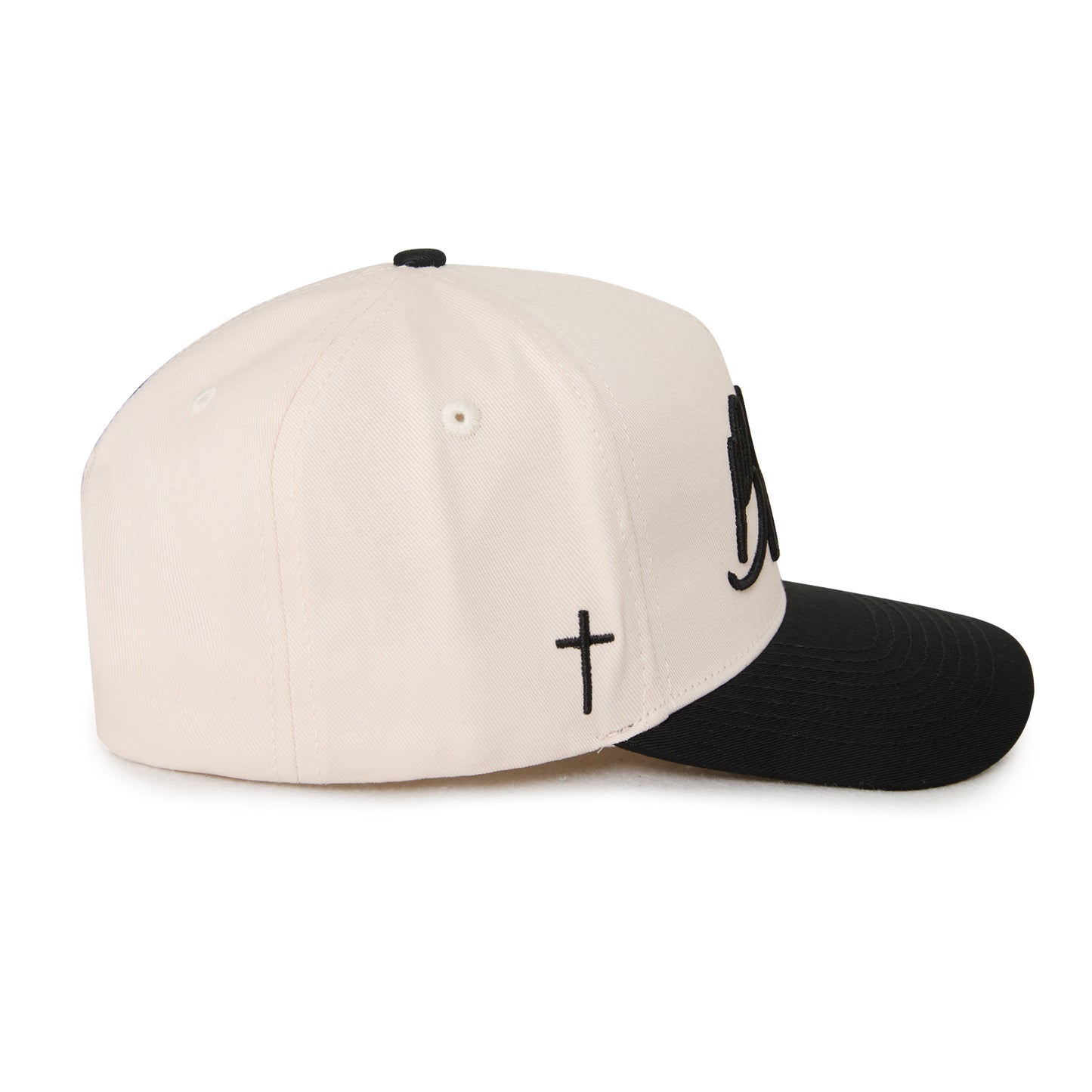 "BLESSED" Signature Hat [Cream & Black]